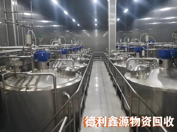 天津快速上门果汁厂设备回收价格